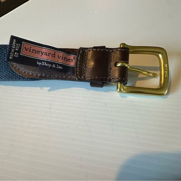 Vineyard vines by Shep and Ian blue belt size 40 - Picture 4 of 6